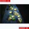 Solar Garden String Lights; 4 Dog Footprint Lights Outdoor Garden Decoration