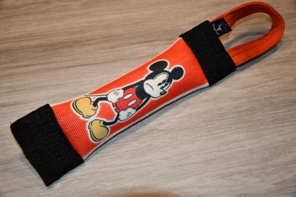 Angry Mouse  Squeaker Fire Hose Tug  Squeaky - One handle