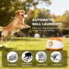 Automatic Dog Ball Launcher with 26-79 FT Distance, Orange