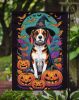 Beagle Witchy Halloween Garden Flag Mailbox Flag Decorative Yard Flag