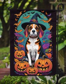 Beagle Witchy Halloween Garden Flag Mailbox Flag Decorative Yard Flag