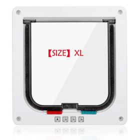 Dog Door Flap pet hole dog door two-way free access doorway installation glass wooden door