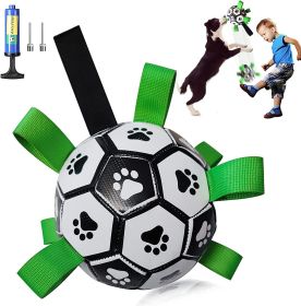 Dog Football Interactive Toy Dog Ball, Water Toy Tug Of War Dog Toy