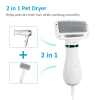 Hair dryer 2 and 1 Pet Dryer with Slicker Brush