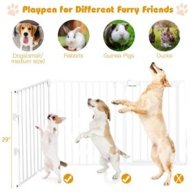 115 Inch Length 5 Panel Adjustable Wide Fence