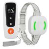 Electric Remote Training Collar IP67 Waterproof Rechargeable Dog Training System with Light Beep Vibration Shock