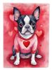 Boston Terrier My Valentine Garden Flag Mailbox Flag Decorative Yard Flag