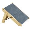 VEVOR Wood Pet Stairs/Pet Steps, 2-in-1 Foldable Wooden Stair for Beds, Sofa and Cars, Stairs & Ramp with 2 Steps for Small Medium Large Pet
