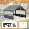 Extra Large Outdoor Dog House Tent with 3-Sided Mesh Windows, Breathable Sun Rain Cover Pet Shelter