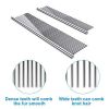 2 Pack Dog Combs with Rounded Ends Stainless Steel Teeth; Comb for Removing Tangles and Knots; Professional Grooming