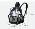 Transparent Pet Backpack Carrier for Small Dog Kittens Breathable Mesh Window Travel Carrier Bag Weight up To 10lbs