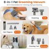 PETVACCO Pet Grooming Vacuum Hair Dryer & Nail Grinder Kit