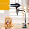 Hair Dryer Holder Hands 360 Degrees Rotatable Hands-Free Hair Dryer Stand Aluminum Alloy