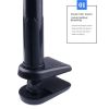 Hair Dryer Holder Hands 360 Degrees Rotatable Hands-Free Hair Dryer Stand Aluminum Alloy