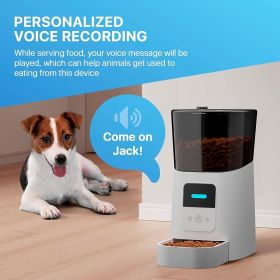 Automatic Pet Feeder with Programmable Meals and Portions WiFi Enabled with App Control