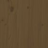 Dog Bed Honey Brown 24.2"x19.3"x3.5" Solid Wood Pine