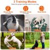 Electric Dog Training Collar IP67 Waterproof Rechargeable Dog Bark Collar with 3 Training Modes