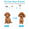 Hair dryer 2 and 1 Pet Dryer with Slicker Brush