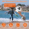 IP67 Waterproof Electric Dog Training Collar Rechargeable Dog Receiver with Light Beep Vibration Shock Fit for All Dogs