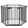 150" Adjustable Safety Gate 6 Panels Play Yard Metal