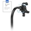 Hair Dryer Holder Hands 360 Degrees Rotatable Hands-Free Hair Dryer Stand Aluminum Alloy