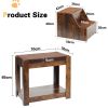 Pet Bunk Bed with Removable Step for Dogs Multi-Level Bed Window Perch Seat Platform with Cushion