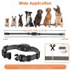 Electric Dog Training Collar IP67 Waterproof Rechargeable Dog Bark Collar with 3 Training Modes