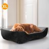 Dog Bed Soft Warm Fleece Cozy Nest Sofa Bed Cushion