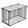 150" Adjustable Safety Gate 6 Panels Play Yard Metal