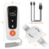 Electric Remote Training Collar IP67 Waterproof Rechargeable Dog Training System with Light Beep Vibration Shock