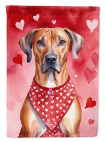 Rhodesian Ridgeback My Valentine Garden Flag Mailbox Flag Decorative Yard Flag