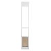 Dog Door for Sliding Glass Door, 75 7/8"-80 11/16" Adjustable Height Doggy Door for Sliding Doors