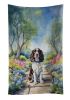 English Springer Spaniel Spring Path Kitchen Towel Dish Cloths Kitchen and Bath