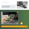 Foldable Dog Ramp for Cars, SUVs, Trucks, Portable Pet Dog Stairs for Large Dogs with Non-Slip Surface