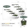 Foldable Dog Ramp for Cars, SUVs, Trucks, Portable Pet Dog Stairs for Large Dogs with Non-Slip Surface