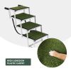 Foldable Dog Ramp for Cars, SUVs, Trucks, Portable Pet Dog Stairs for Large Dogs with Non-Slip Surface