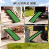 Folding Dog Ramp for Car, 61 Inches Portable Pet Ramp with Non Slip Grass Surface, Raised Side Rails