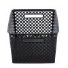 Large Decorative Storage Basket Black