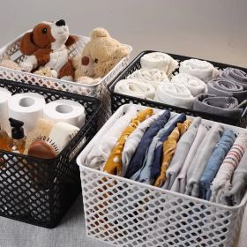 Large Decorative Storage Basket Black