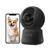 Wi-Fi Surveillance Camera Monitor 360° Indoor Home Black Security PT Camera 2K+ Night Vision Wi-Fi Cam For Pet Nanny