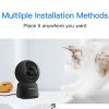 Wi-Fi Surveillance Camera Monitor 360° Indoor Home Black Security PT Camera 2K+ Night Vision Wi-Fi Cam For Pet Nanny