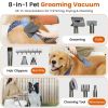 PETVACCO Pet Grooming Vacuum Hair Dryer & Nail Grinder Kit