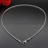 Round Stainless Steel Gold Heart-shaped Feather Butterfly Ashes Memorial Pendant Necklace