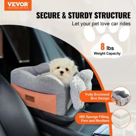VEVOR Center Console Dog Car Seat Dog Booster Car Seat for Small Dog