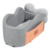 VEVOR Center Console Dog Car Seat Dog Booster Car Seat for Small Dog