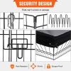 VEVOR Dog Playpen, 8 Panels Foldable Metal Dog Exercise Pen with Top Cover