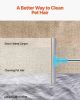 VEVOR Pet Hair Carpet Rake, Adjustable Long Handle Pet Hair Removal Broom