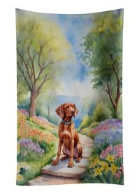 Vizsla Spring Path Kitchen Towel Dish Cloths Kitchen and Bath