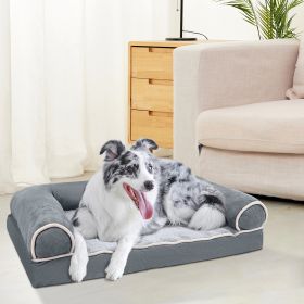 Dog Bed Pet Bed Sofa Dog Couch Pet Cushion Carpet Mattress with Washable and Removable Cover (size: XL)