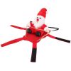 Pet Christmas Costumes Red Winter Coat for Dog Riding Santa Claus with Bell